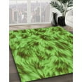 thumbnail image 2 of Ahgly Company Indoor Square Patterned Emerald Green Area Rugs, 8' Square, 2 of 6