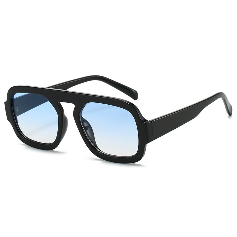 Retro Square Aviator Sunglasses, UV400 Protection, Unisex PC  display picture 1