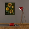 thumbnail image 4 of Epic Graffiti 'Four Sunflowers' by Christopher Pierce, Canvas Wall Art, 26"x34", 4 of 8