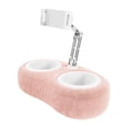 thumbnail image 3 of Soporte para tableta con forma de almohada, soporte para teléfono, portátil, multiángulo, con brazo multifuncional, para tableta, transmisión de rosa, 3 of 8