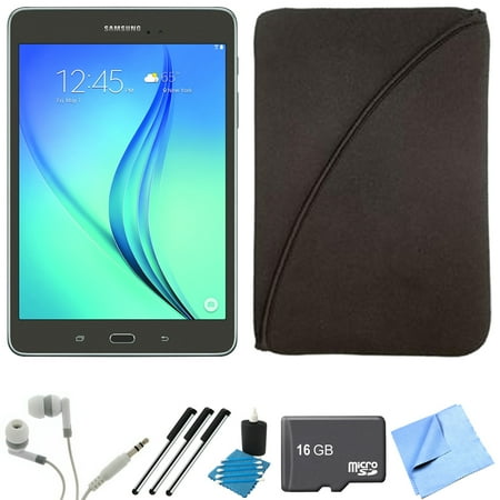 Samsung Galaxy Tab A 8-Inch Tablet (16 GB, Smoky Titanium) 16GB Memory Card