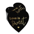 thumbnail image 1 of Inkdotpot 100 Pack Real Gold Foil Paper Tag Love Is Sweet Wedding Favor Hang Tag, 1 of 6