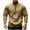 Khaki, variant on Mens Quarter Zip Tactical Sweatshirts Long Sleeve Mock Neck Pullover Golf Sweater Fishing Cargo Sports Shirts