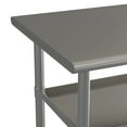 thumbnail image 6 of Flash Furniture Stainless Steel Worktable with 2 Undershleves, 6 of 9