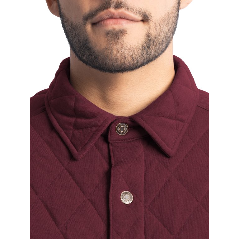 Wrangler Workwear Men's Quilted Polyester Shirt Jacket photo 4