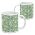 thumbnail image 2 of Palm Tree Leaves White Mug, 2 of 5