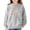 Gray B, variant on Tranfacy Middle Big Girls Fall Winter Sweatshirts Pullover Relaxed Solid Bow Print Long Sleeve Round‑Neck Daily Outfit Tops for 2‑13 Years Old