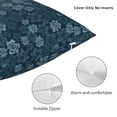 thumbnail image 3 of Pofeuu Rose Flowers Print Double-sided plush pillowcase Square Throw Pillow Covers Pillows Cover for Living Room Bedroom Sofa Couch Cushion Cover（No pillow core）-24"x24", 3 of 7