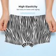 thumbnail image 3 of Yiaed Zebra Skin Print Boys' Boxer Briefs Cotton Casual Stretch Comfort Boys Boxers - Kids Boxer Briefs Underwear for Boys (6-18)-Medium, 3 of 5