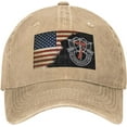 US Flag 7th Special Forces Group Crest Unisex Baseball Cap Cowboy Hat