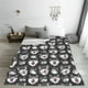 thumbnail image 5 of Balery Husky Manta de Felpa Suave y Acogedora – Cobija de Franela Aterciopelada para Cama, Lavable y Cálida para Sofá, Mascotas, Transpirable-50"x40", 5 of 7