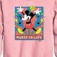 thumbnail image 2 of Disney - Mickey Music Is Life - Toddler & Youth Crewneck Fleece Sweatshirt, 2 of 4