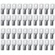 thumbnail image 1 of 40 Piezas de Terminales de Crimpado de Tipo SC de Alambre de Cobre Estañado, Conectores de Cable en Anillo 6mm2 M5/M6/M8 SC6-6, 1 of 1