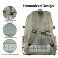 thumbnail image 5 of Forest Myth Unisex Backpack, Water Resistant Ergonomic College School Bag with Back Support, Lightweight Travel Backpack - Green, 5 of 8
