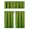 Lime, variant on Set of 3 Pieces Kitchen Curtain Blackout K33 Lime Rod Pocket Kitchen/Restaurant Short Window Decor