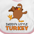 thumbnail image 4 of Inktastic Daddy's Little Turkey Boys or Girls Baby Bib, 4 of 4