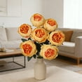thumbnail image 2 of Valentine's Day Peonies Artificial Flowers, Ongmies Artificial Peony Flowers Faux Silk Hydrangea Bouquet Wedding Home Table Decor Reusable Bouquet of Rose Flower for Birthday Wedding, 2 of 4