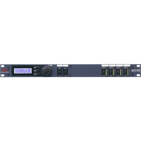 Dbx ZonePRO 640m 6 Inputs 4 Outputs Digital Effects Processor