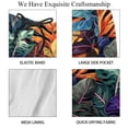thumbnail image 4 of luoweisi Men's Beach Shorts Quick Dry Swim Trunks with Mesh Lining Tropical Leaves XL, 4 of 5