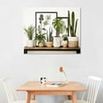 thumbnail image 2 of COMIO  Boho Plant Scene with Cacti and Succulents in Geometric Pots Watercolor Giclee Art Design, 2 of 4