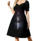 thumbnail image 4 of Vestido de manga corta con efecto relámpago, ropa de verano para mujer, vestido de verano, vestidos de verano, 4 of 8