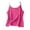 Hot Pink -CK11, variant on Womens Cotton Linen Tank Tops Summer Spaghetti Strap Sleeveless Top Lightweight Breathable Loose Basic Cami Shirt Hot Pink XL