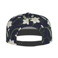 thumbnail image 4 of Fotbe Lilies Flowers Flat Bill Visor Cap Classic Snapback Hat Polyester Foam Trucker Hat Trucker Cap Adjustable Baseball Cap, 4 of 9
