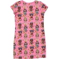 thumbnail image 2 of L.O.L. Surprise! Girls Dress - Girls 4-16 Short Sleeve T-Shirt Dress, 2 of 2