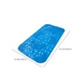 thumbnail image 3 of Blueek Bath Tub Shower Mat - Cute Footprint Floor Mat for Bathroom & Pool, Waterproof & Easy Clean Suction Cups and Drain Holes to Keep Tubs Clean(Blue,25x13in), 3 of 9