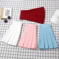 thumbnail image 3 of Black Women‘s High Waist Summer Clothes Vintage Korean Harajuku Red A Line Mini Eam School Pleated Short Skirts For Women, 3 of 7