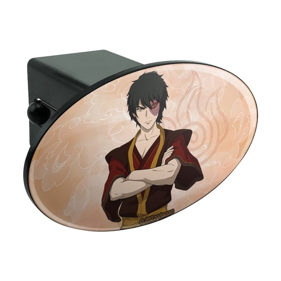 Avatar the Last Airbender Zuko Oval Tow Trailer Hitch Cover Plug Insert