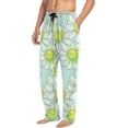 thumbnail image 5 of Daisy Pattern Ghost Pajama Pants, Men's Lounge Pants Light with Drawstring and Pockets, Christmas New Year Birthday Father's Day Gifts, Medium, 5 of 7
