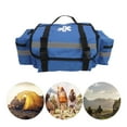 thumbnail image 1 of Firefighter Bag, Detachable Shoulder Strap Large Emergency Bag Blue 600D Oxford Cloth  for Camping, 1 of 7