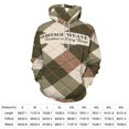thumbnail image 2 of Heritage Weave Plaid Pattern Tradition Craftsmanship Men's Women Vintage 3D Hooded Sweatshirt - All-Season Loose Fit Streetwear, 2 of 6