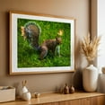 thumbnail image 5 of Public Garden Squirrel 02 - Photography Nature Animal Wildlife Autumn Forest Scenic Unframed Wall Art Print 40 x 60 inches, 5 of 7