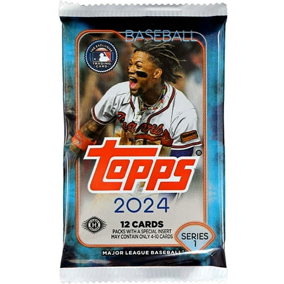 MLB Topps 2024 Series 1 Baseball Trading Card HOBBY Pack (12 Cards)