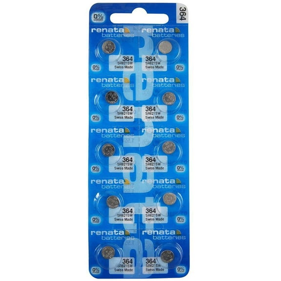 #364 Renata Watch Batteries 10Pcs