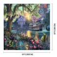thumbnail image 2 of SSCSTS 6x6ft Palace Photography Background Fairy Tale Prince Princess Happiness Frog Castle Photography Background Studio Props LYST735, 2 of 5