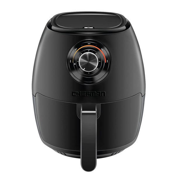Chefman TurboFry 3.5 Liter Dual Control Temperature Air Fryer with Flat