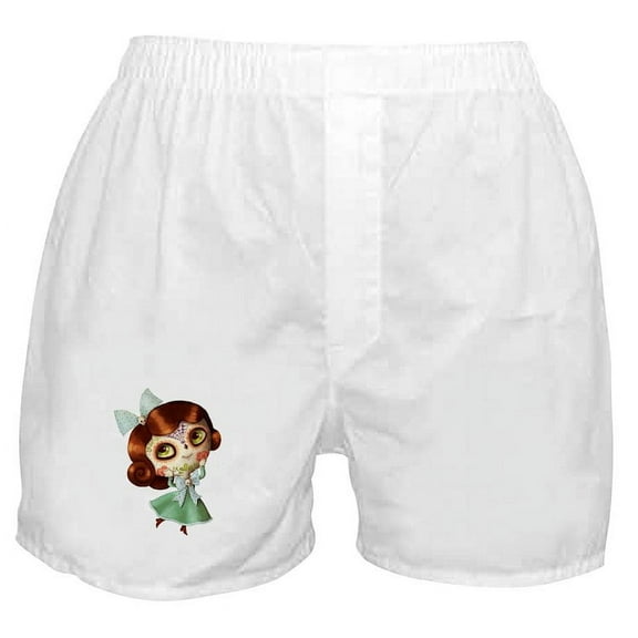 CafePress - The Day Of The Dead Vintage Doll Boxer Shorts - Men's Novelty Boxer Shorts