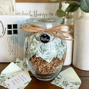 Glass Gift Jar with Blank Papers to Write-Your-OWN Messages - Vintage Farmhouse