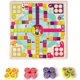 thumbnail image 1 of Flying Chess for Happy Farm, Wooden Board Game for Kids Toddlers and Family Age 3 and up for 2 - 4 Players, Boys and Girls Gifts, 1 of 5