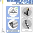 thumbnail image 4 of Osfvolr Mop Handle Heavy Duty,Industrial Metal MopStick Replacement for Home, Garage, , Workshop,Warehouse Floor Cleaning, 4 of 6
