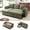 Green, variant on Hombryzy 84" Sectional Sleeper Sofa with Storage Chaise, USB Charging Port, Pull Out Bed & Adjustable Backrest, L Shaped Couch for Small Room, Chenille Green