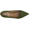 thumbnail image 3 of Sam Edelman Vienna Dried Thyme Slip On Pointed Toe Kitten Heel Pumps Shoes (Dried Thyme, 9), 3 of 5