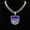 Silver-18inch, variant on Men Women Hip Hop Letters KINGS Pendant Necklace Crystal Cuban Chain HipHop Iced Out Bling Necklaces Fashion Charm Jewelry