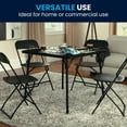 thumbnail image 3 of Flash Furniture Black Folding Card Table, 3 of 9