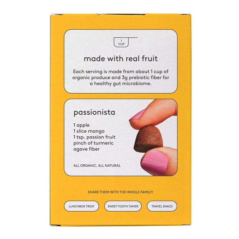 Kencko Passionista Organic Fruit Snacks, 3.5oz, 5 Pack - Walmart.com