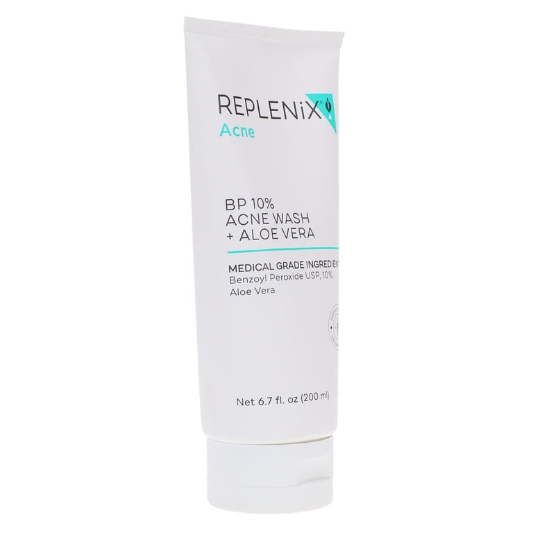 Replenix, Acne Wash, 6.7 oz, Benzoyl Peroxide + Aloe Vera - Walmart.com