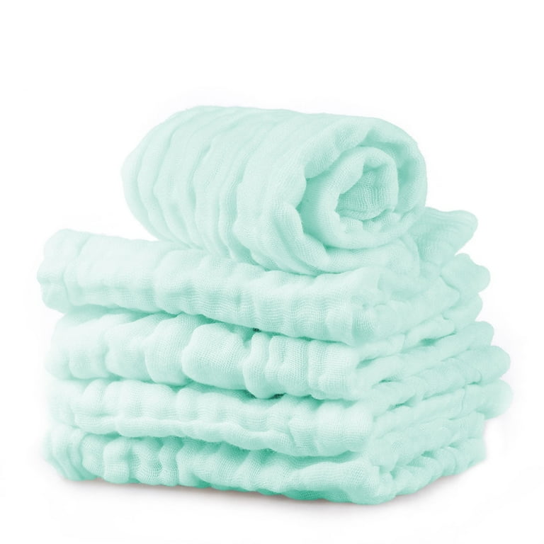 Walmart week Deals Pretty See Organic Cotton Baby Wipes Soft Newborn Baby Face Towel Natural Baby Muslin Washcloths And Towels For Sensitive Skin Set Of 5 Walmart